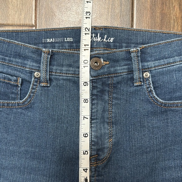Style & Co. High Rise Straight Leg Jeans 6 - Picture 5 of 15